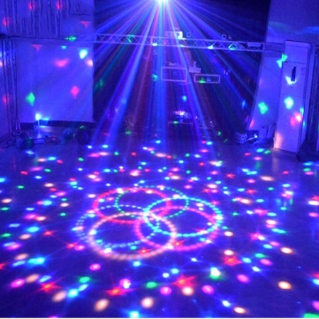 PROJEKTOR DYSKOTEKOWY KULA DISCO REFLEKTOR LED RGB Model lampa disco