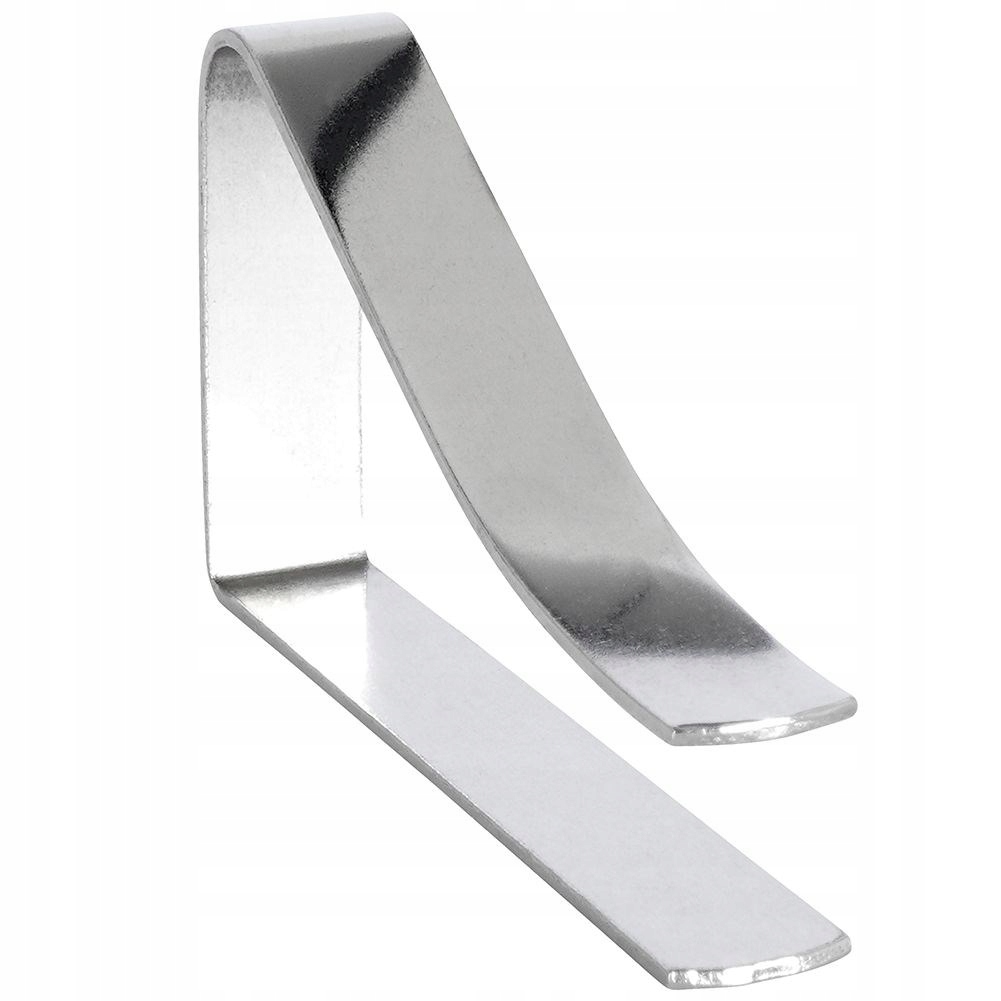Klips STALOWY metalowy uchwyt klamra do obrusu stołu ceraty blatu Długość 5.5 cm