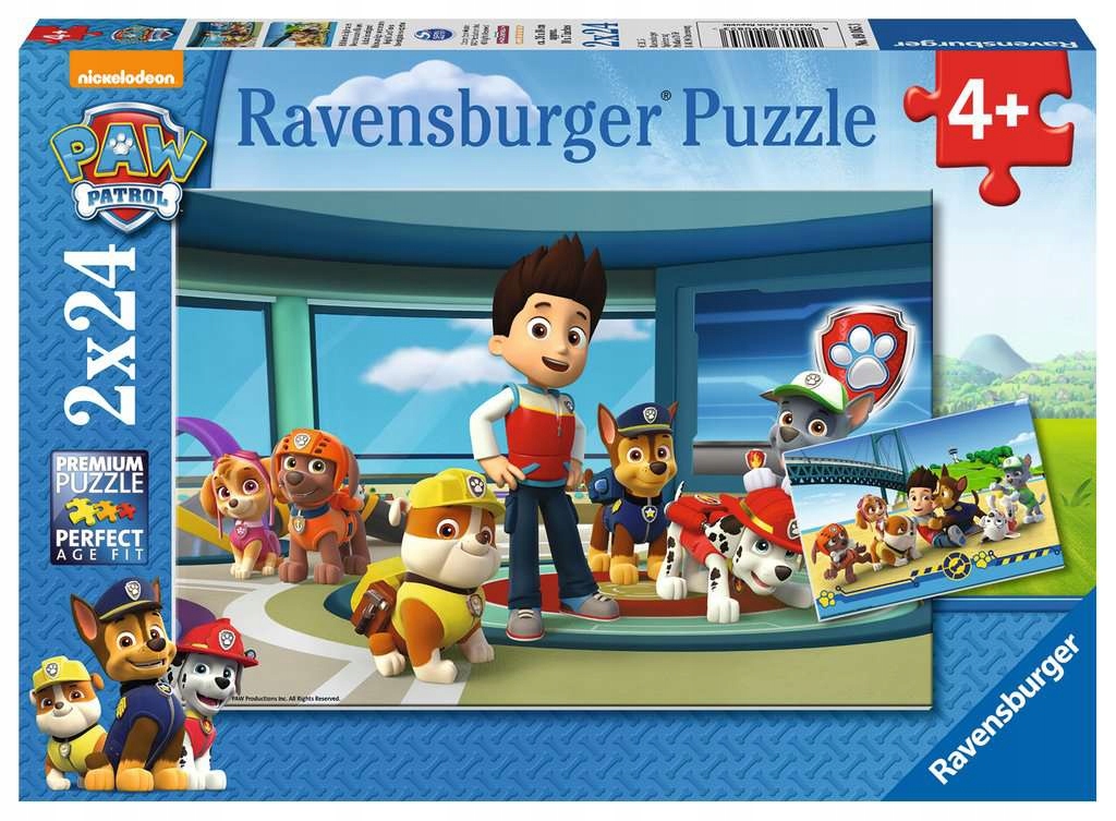 

Ravensburger Puzzle Ekipa Psi Patrol 2X24 El 90853