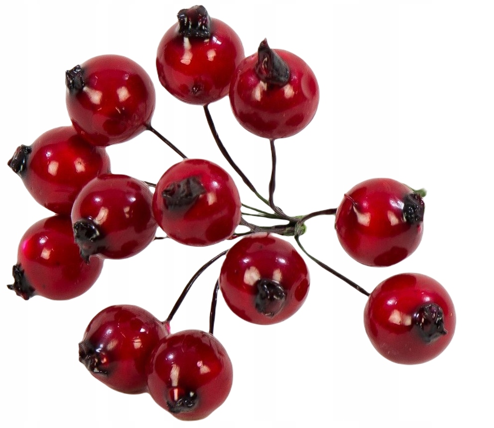 

Jarzębina Dzika Róża Kulki Czerwone 9,5CM 12 Sztuk
