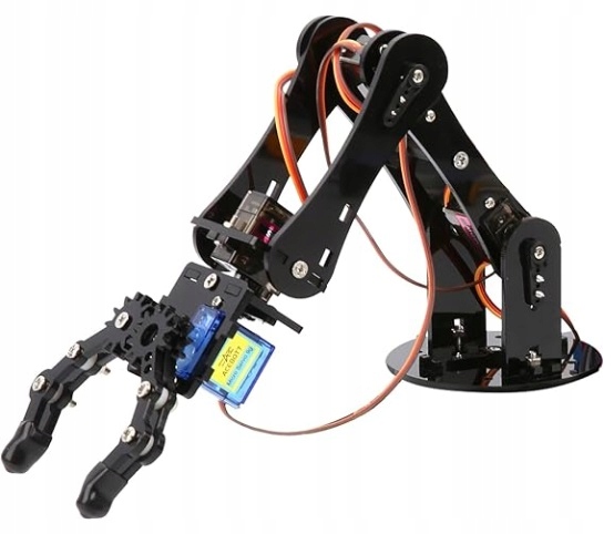 Rameno robota pro robotickou platformu Acebott QD007 s kompletní sadou serv Stem