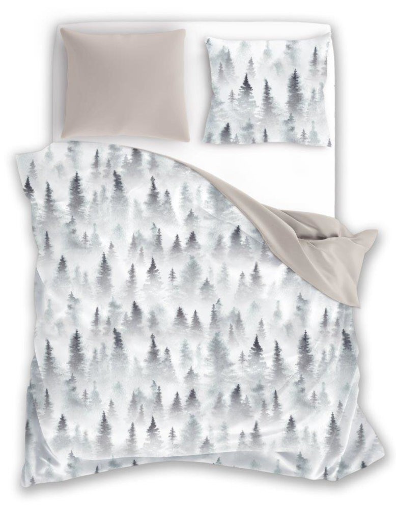 

Zimowa Pościel Choinki Las Śnieg Mgła 200x220