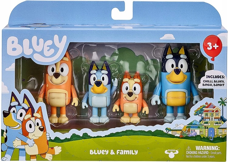 

Bluey 13009 Zestaw 4 Figurek