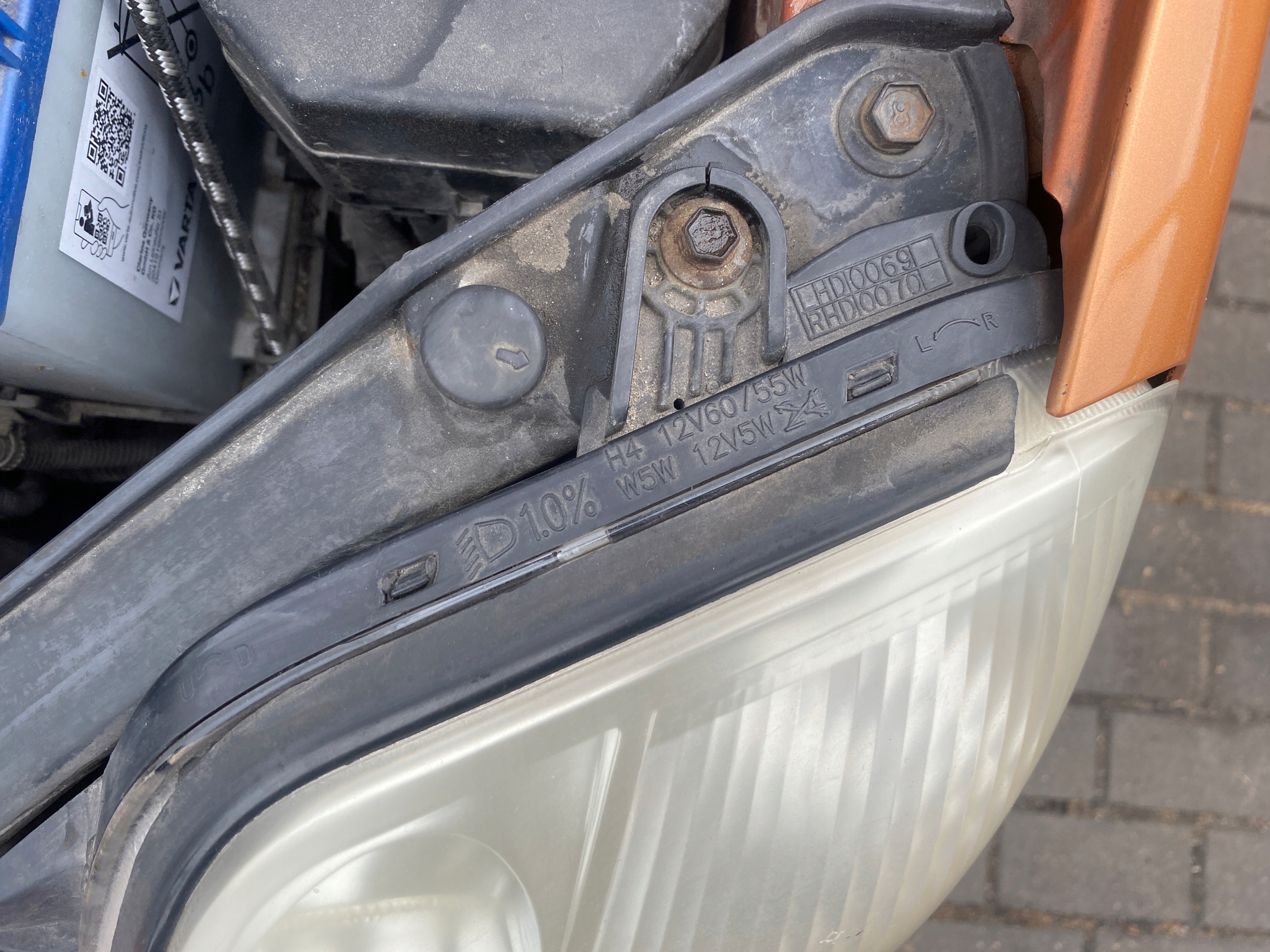 REFLEKTOR light left front front Kia Picanto 1 and 04-11