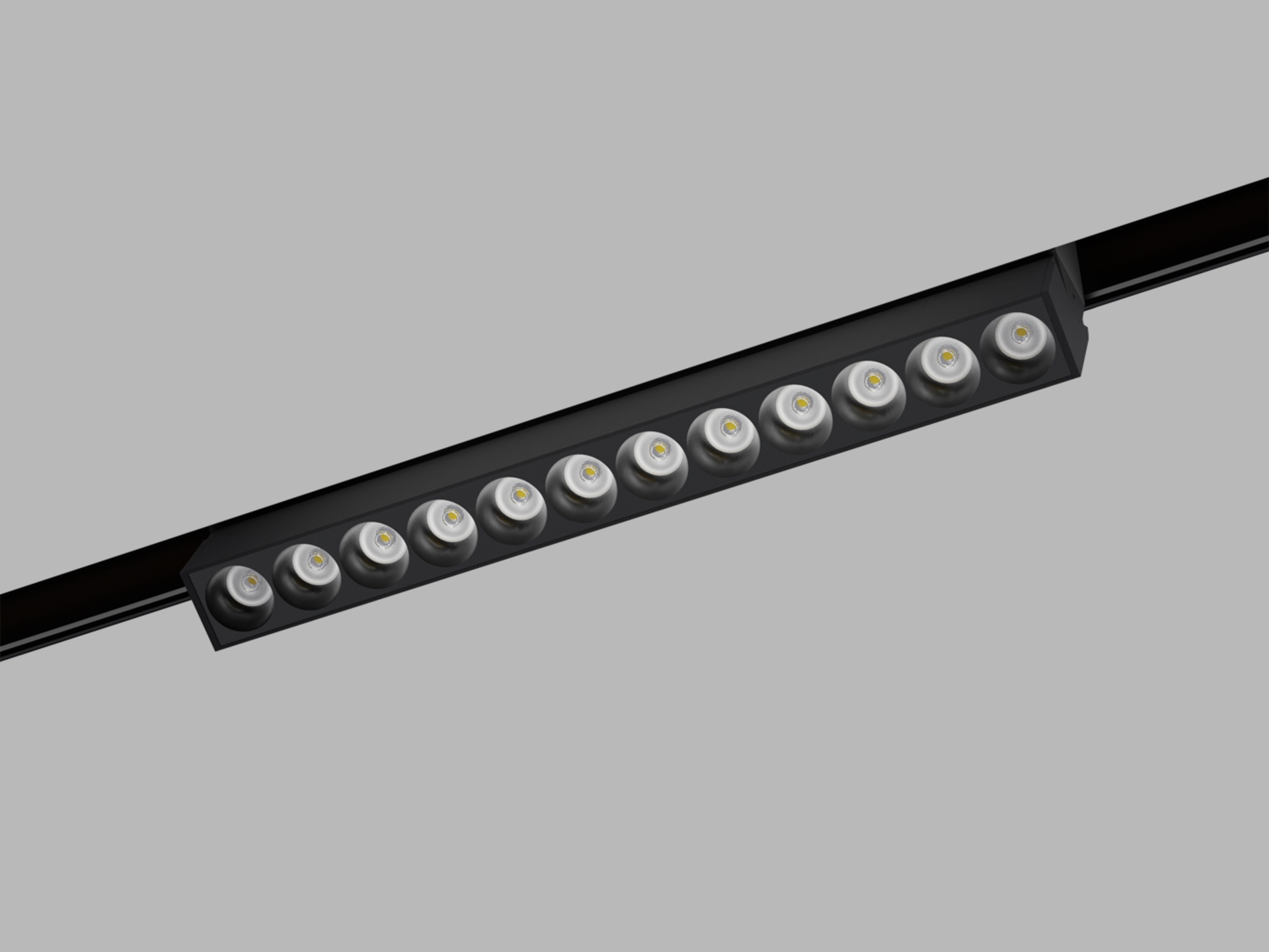 LED2 6480743D Lištové svietidlo Maglaser II Tilt, B Dali DIM 12W 4000K čierna