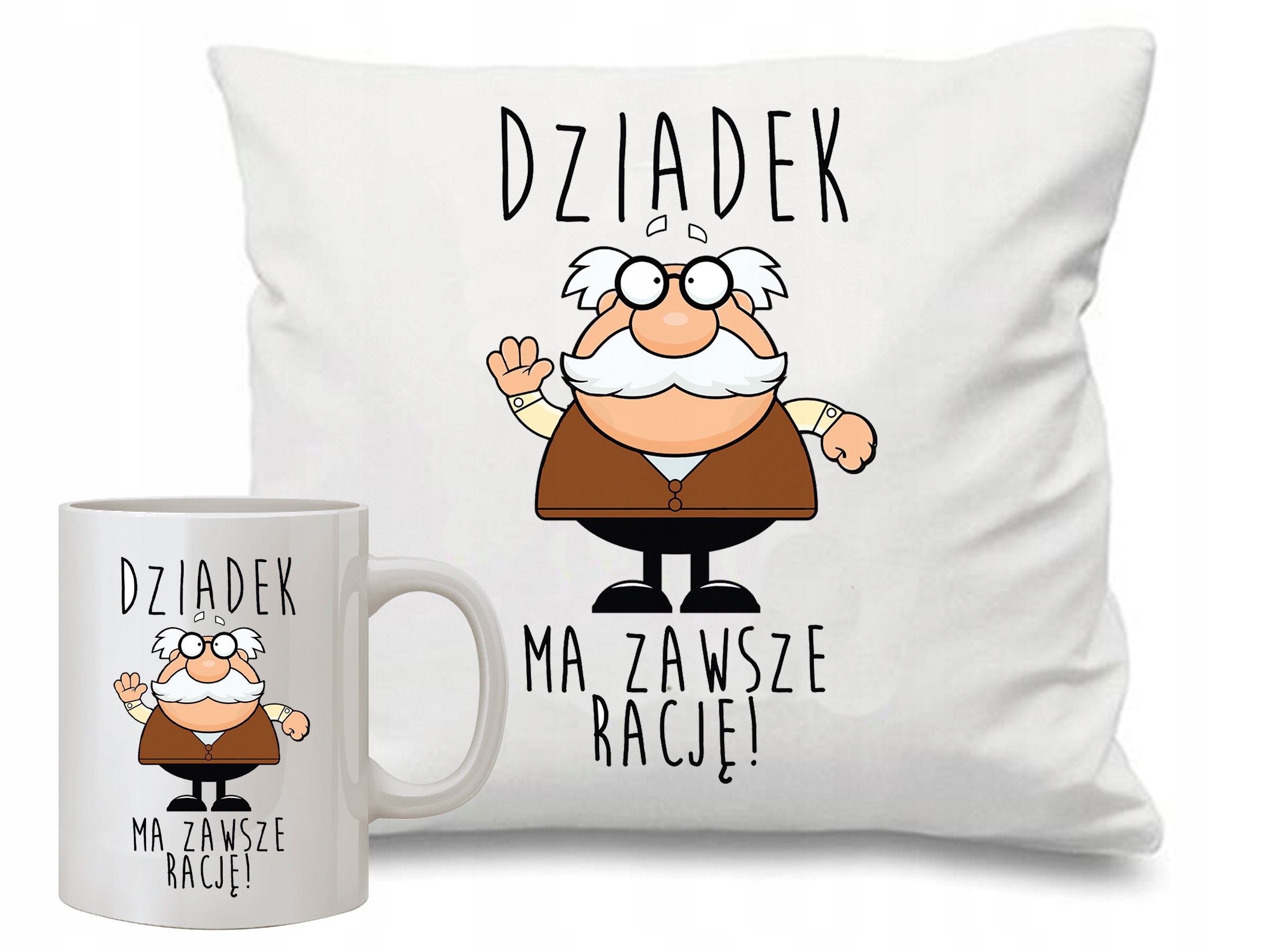 

Poduszka + Kubek Prezent Dzień Babci Dziadka