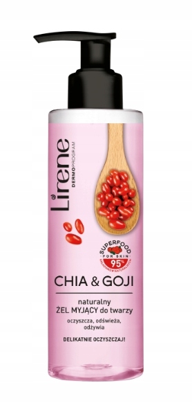 

Lirene, Żel myjący do twarzy, chia goji, 190 ml