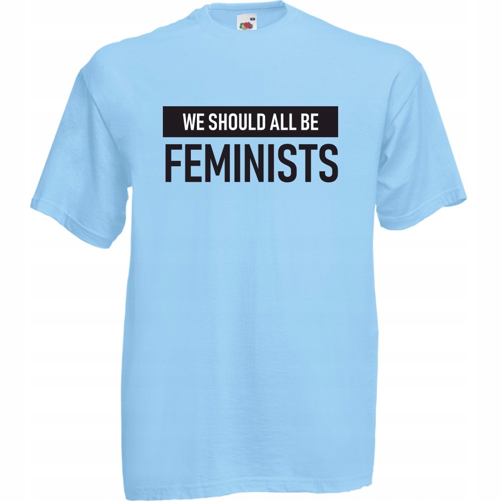 

Koszulka feminizm feministka gril XL błękitna