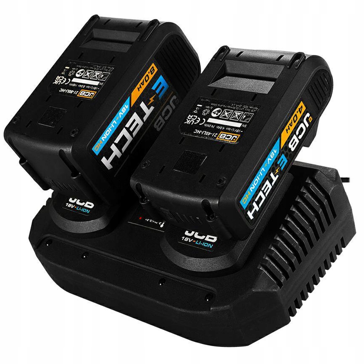 Nabíječka akumulátorů – dvojité rychlé nabíjení 18V 2x3.5A Jcb