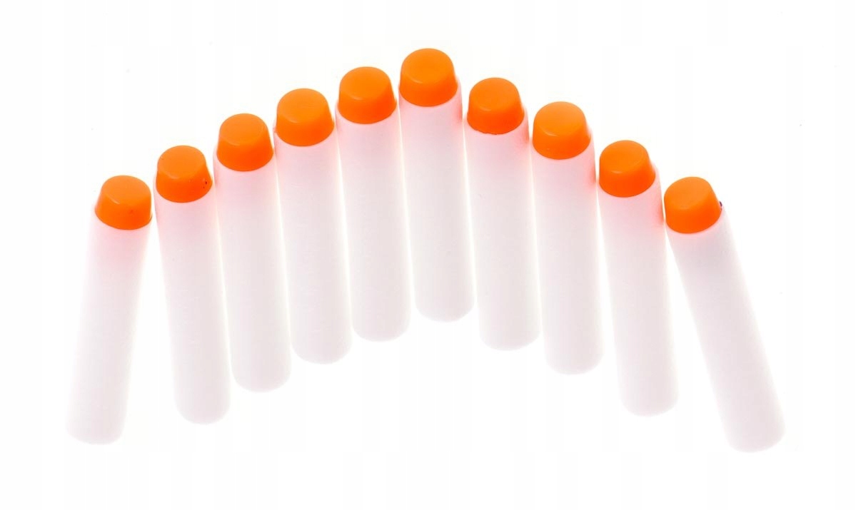 10 STRZAŁEK DO NERF FLUORESCENCYJNE DLA DZIECI