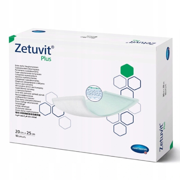 

Hartmann Zetuvit Plus 20x25cm 10 szt