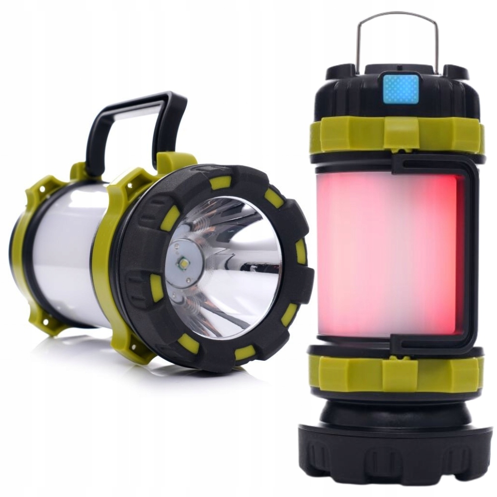 LAMPA TURYSTYCZNA USB FUNKCJA POWERBANK LED, RED LED 3000mAh Kraft&Dele