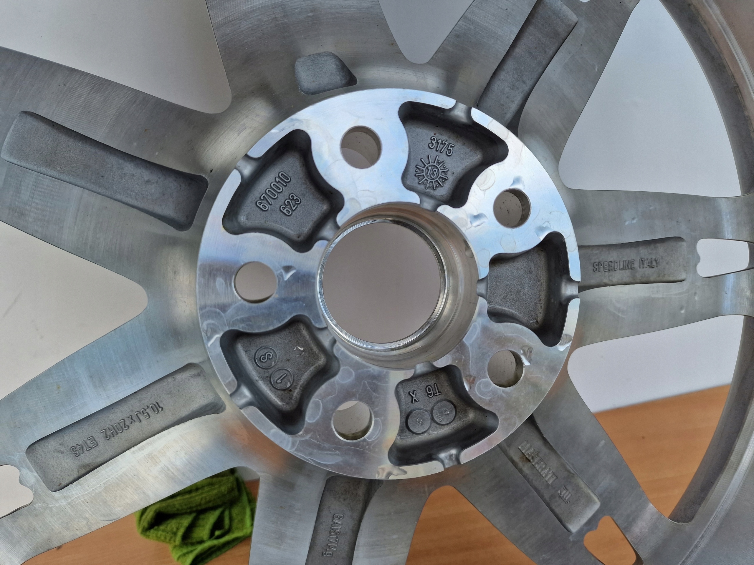 disc rear MASERATI 10.5JX20 R20 QUATTROPORTE ORG
