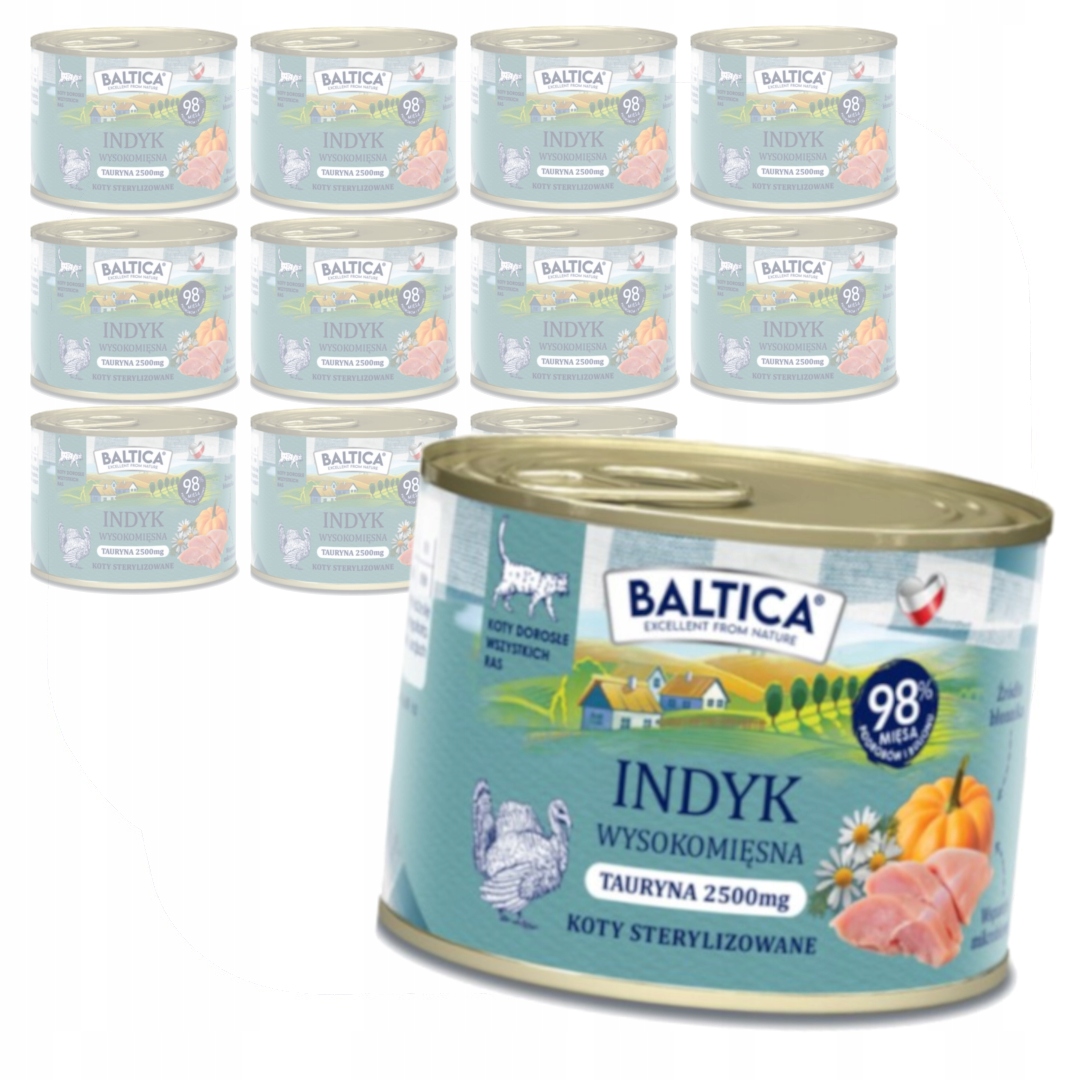 Levně Baltica Flavors of the Regions Krůta 12x185g Vlhké Krmivo pro sterilizované kočky