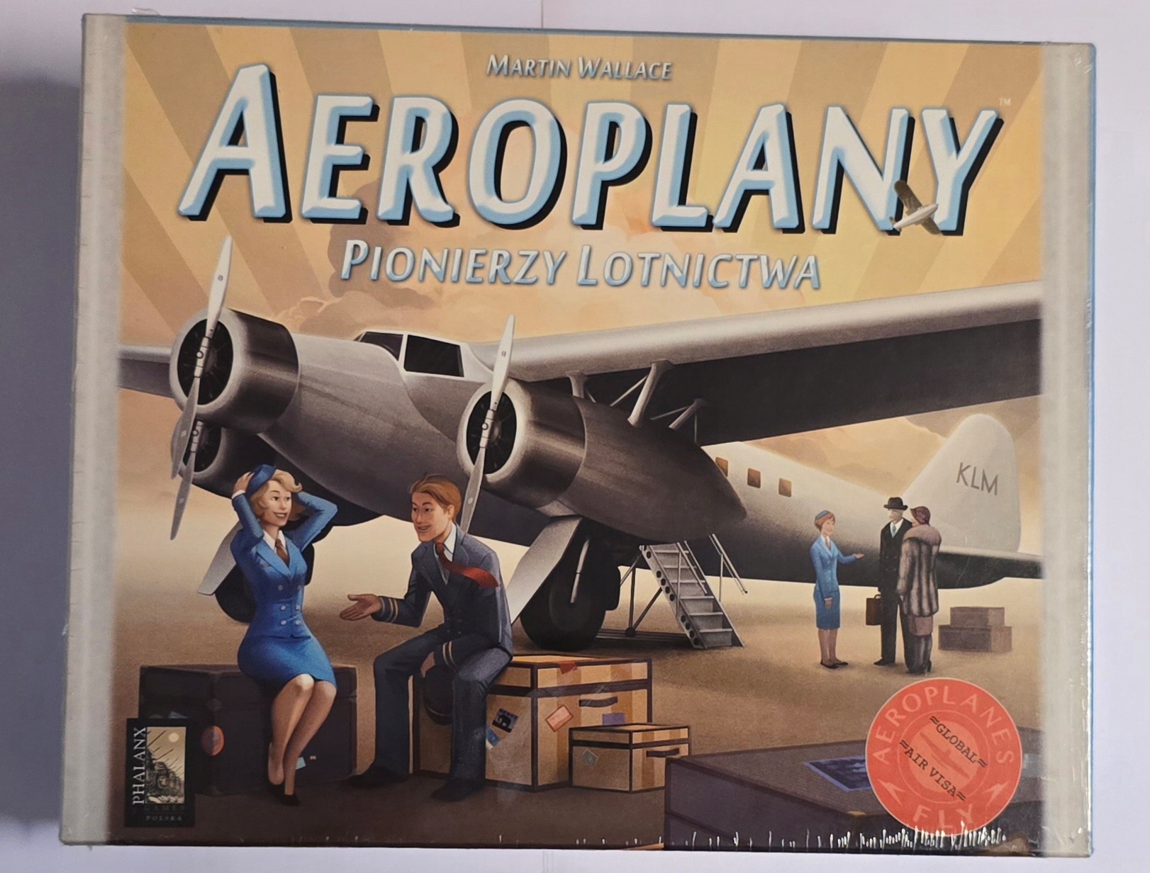Gra planszowa Aeroplany Pionierzy lotnictwa Phalanx