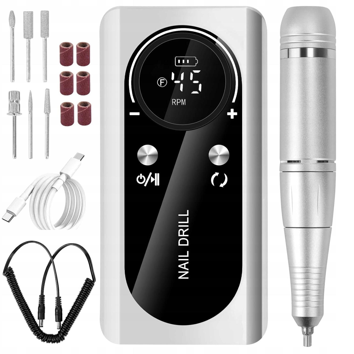 Elektrická Bruska Na Nehty Pilník Na Pedikúru Sada Na Manikúru