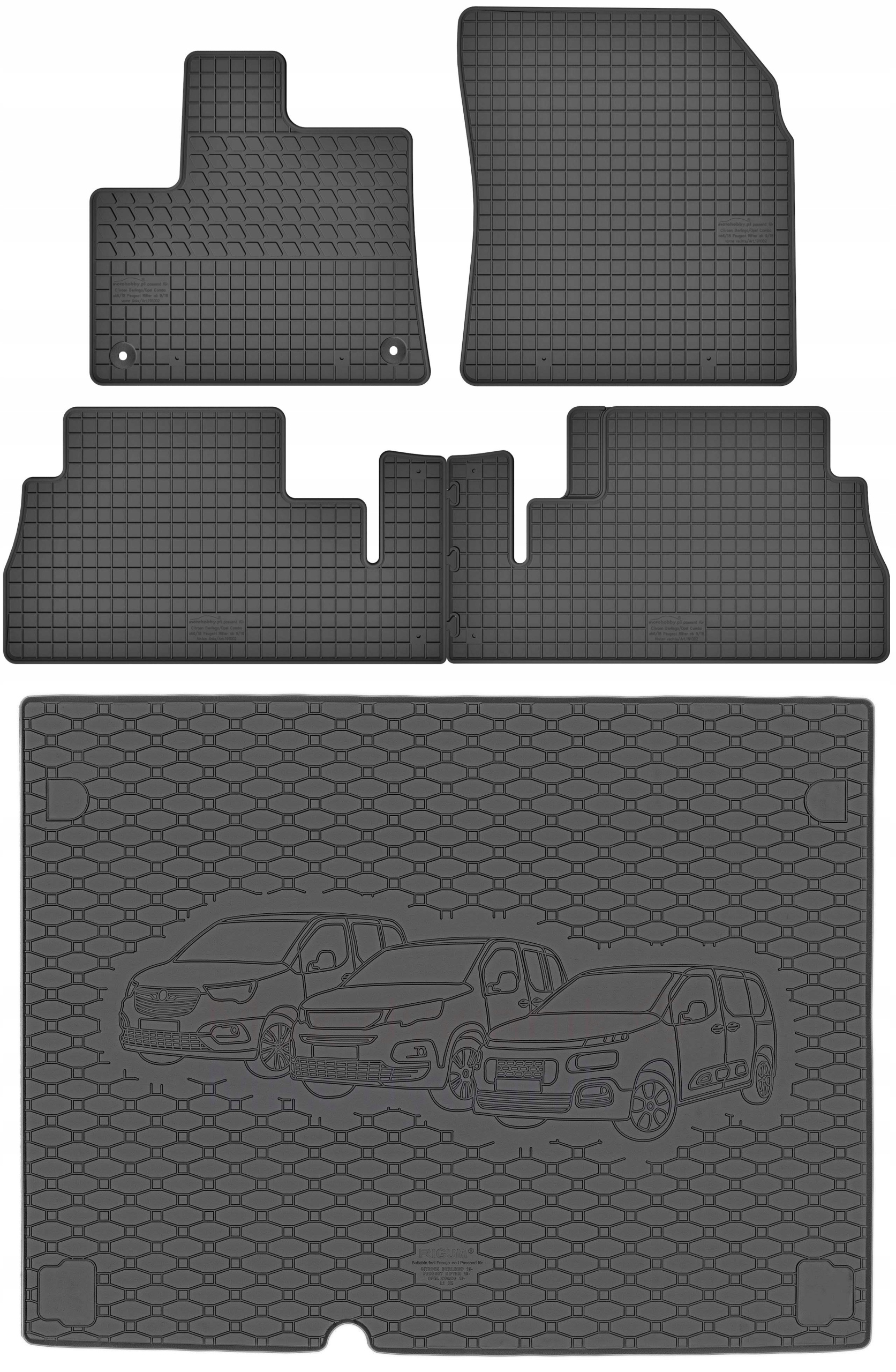 

Citroen Berlingo III Short 5os 19- Dywaniki mata