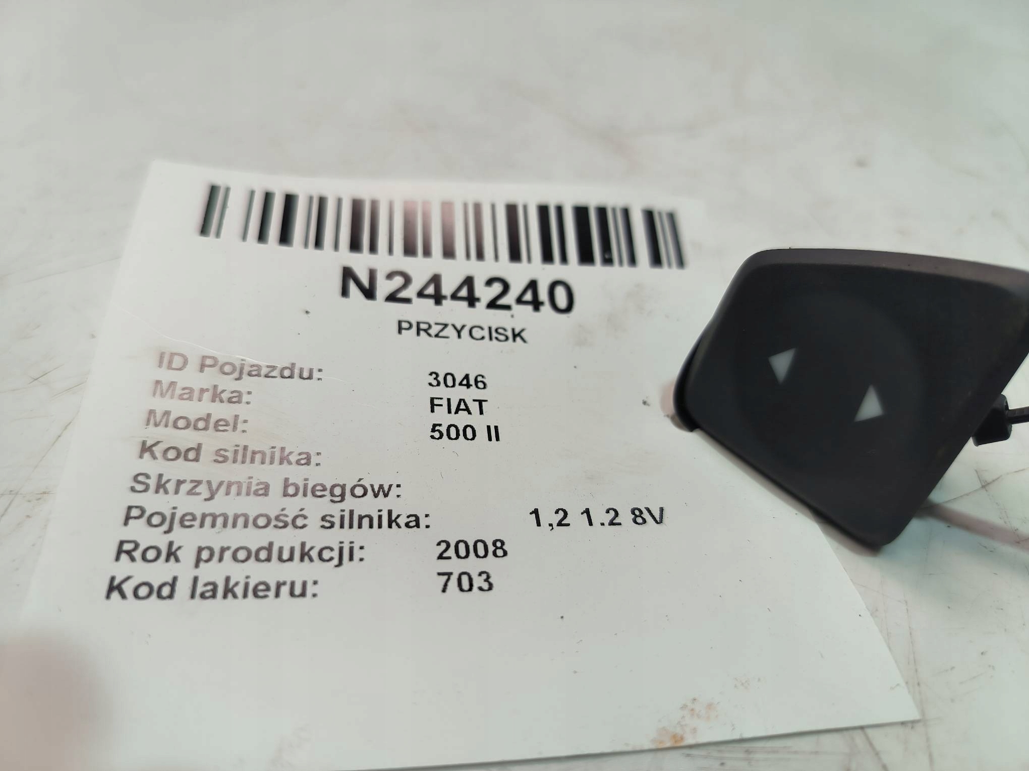 button 28767 FIAT 500 II