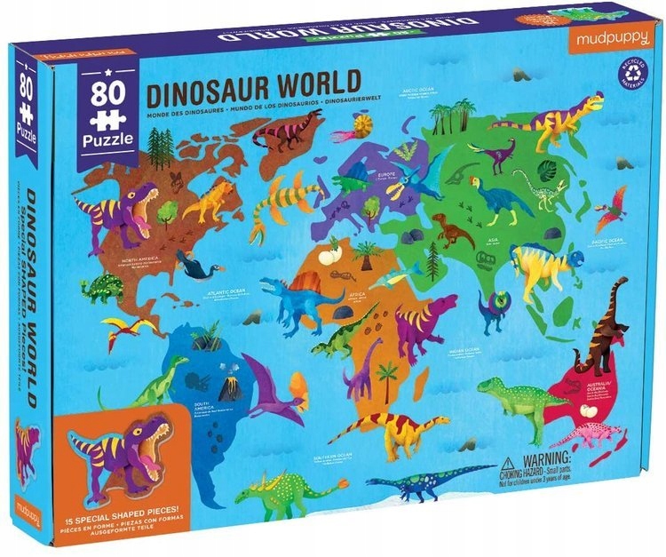 

Mudpuppy Puzzle Świat Dinozaurów 80 El MP67906
