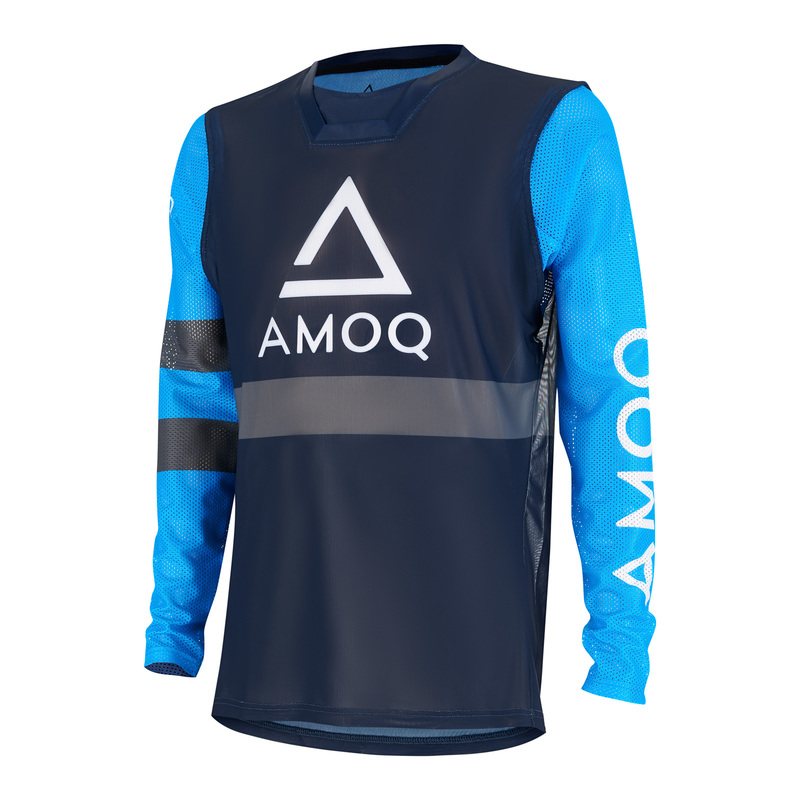 Mikina Na Crossa Quada Amoq Airline Mesh Navy/sky Blue (2XL) 23240305-5