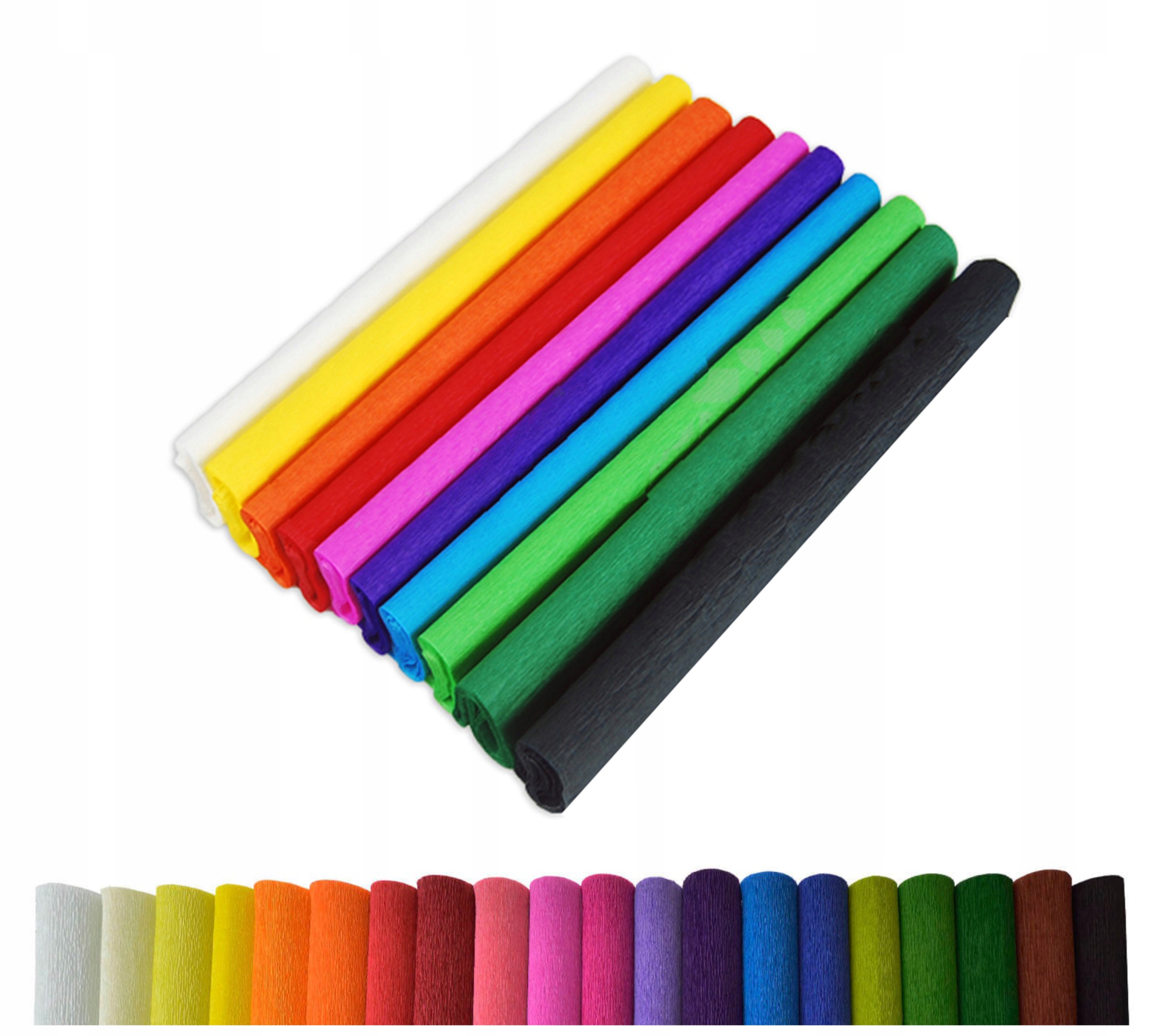 Bibuła marszczona Jasny Zielony 50cmx200cm TYMOS