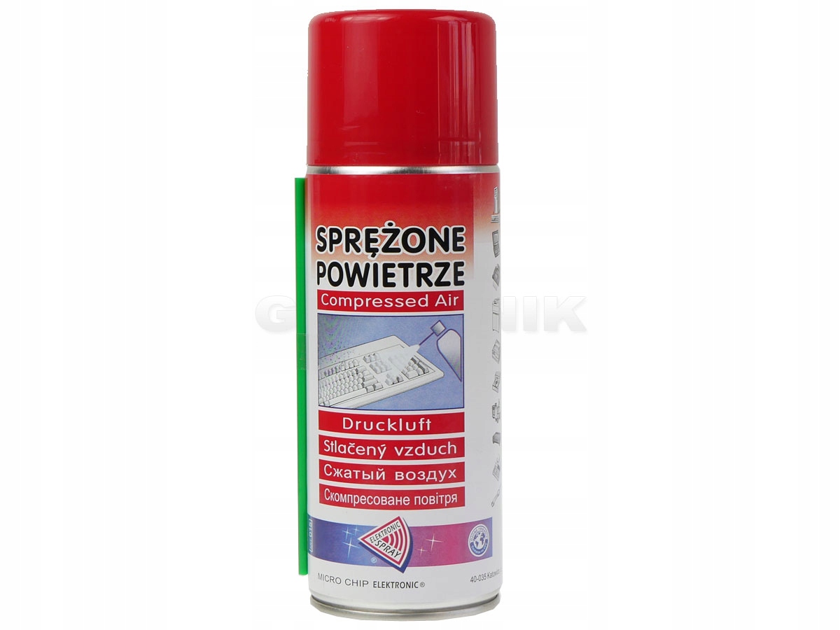 Sprężone Powietrze 400 ml z rurką usuwa kurz