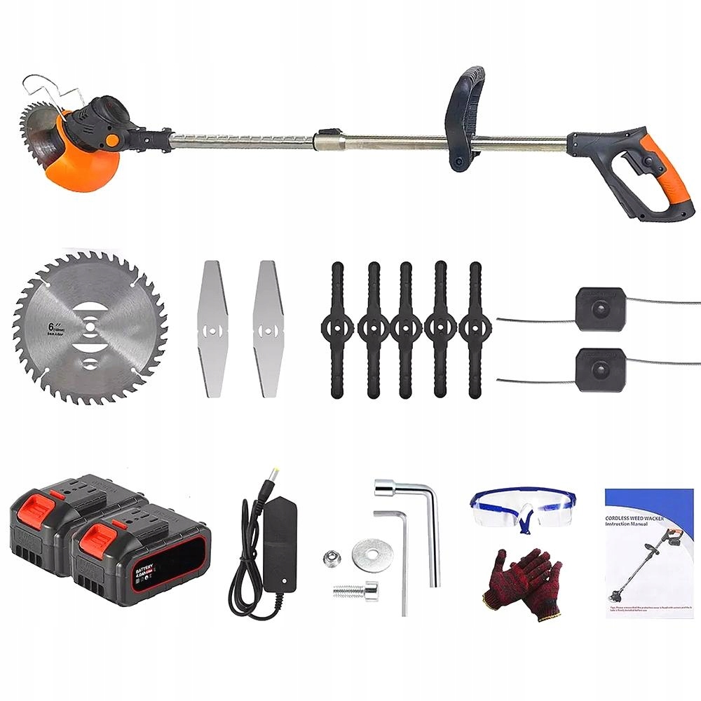 Bezdrátová Sekačka Na Trávu Trávy, Výkonný Měděný Motor 800 W