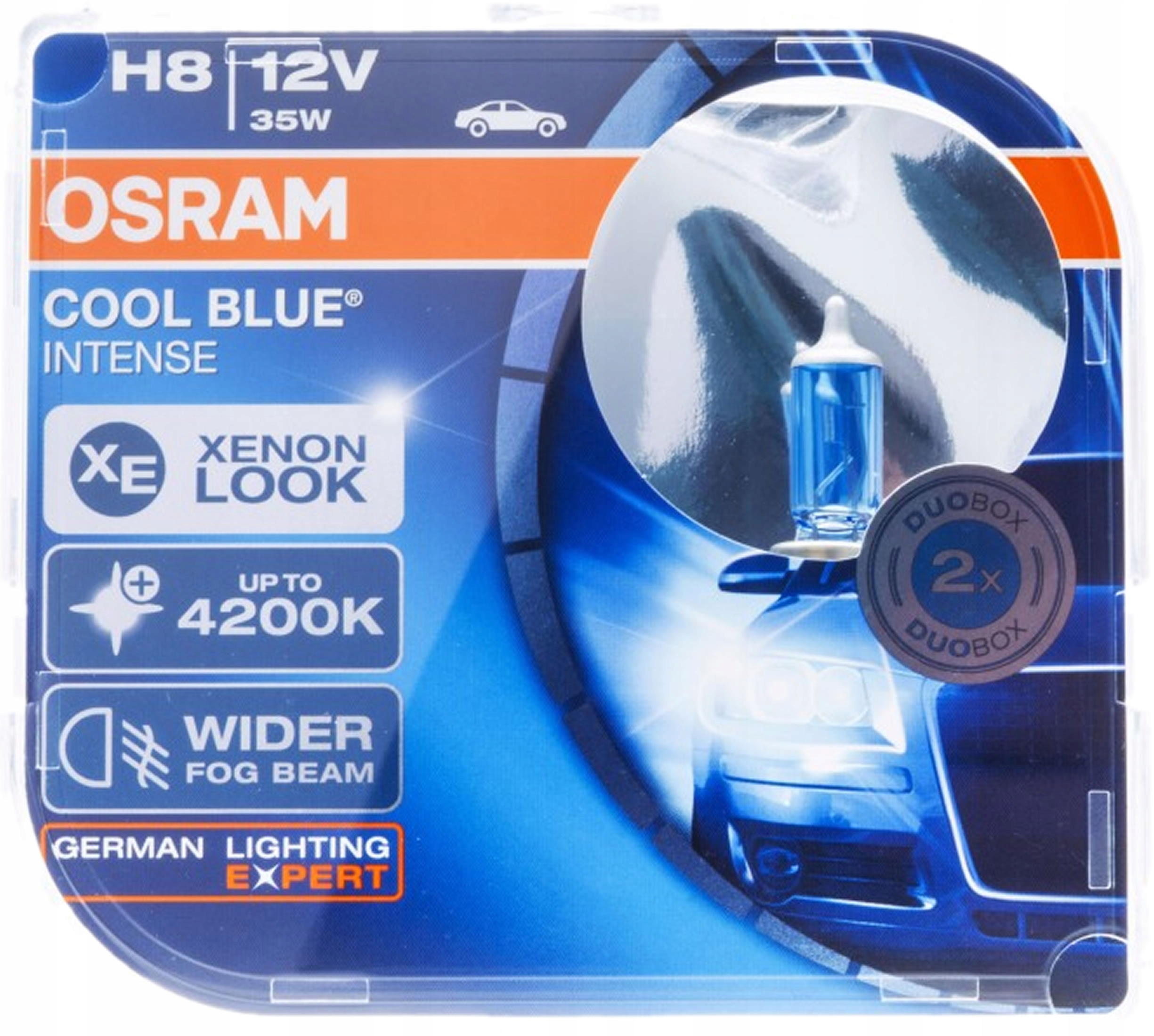 Żarówki H8 OSRAM Cool Blue Intense Xenon + W5W 1x64212CBN 2xW5W_SW za  214,99 zł z Katowice -  - (12178469595)