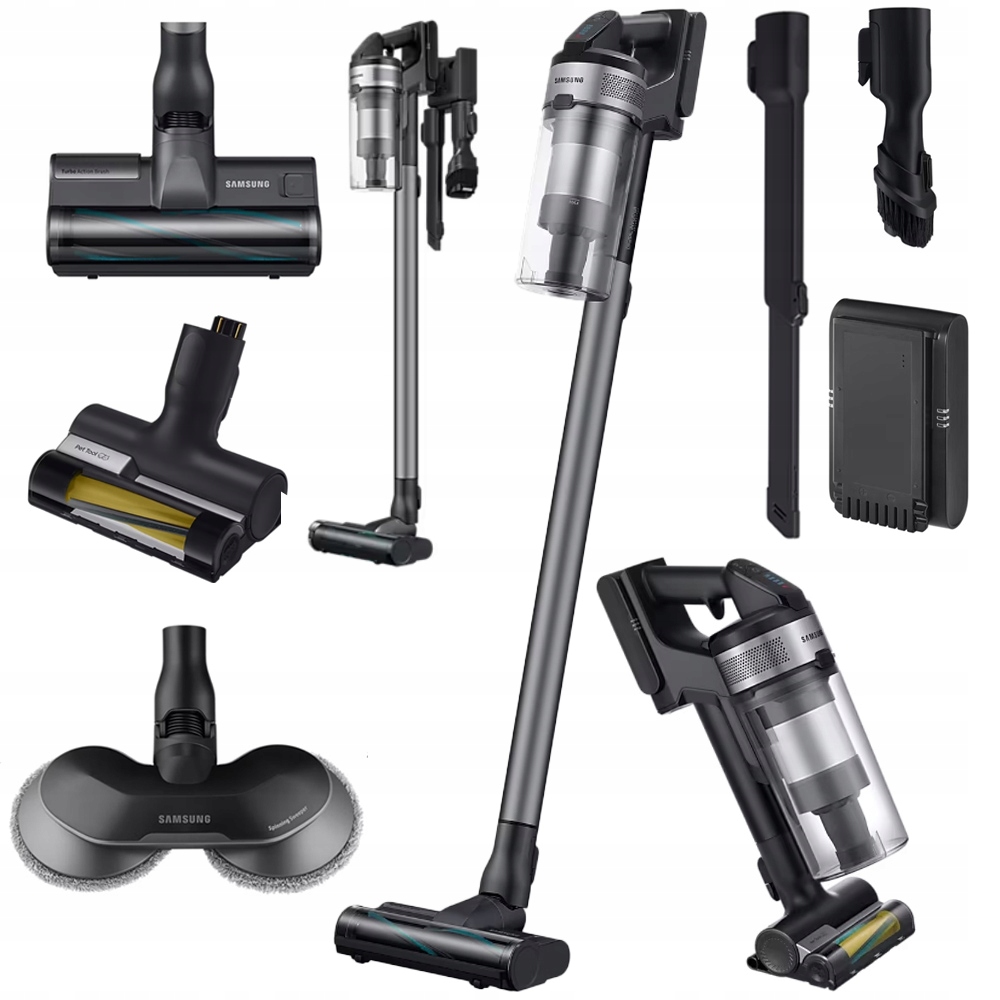 Tyčový vysávač Samsung Jet 75 Multi bezdrôtový 550W 2v1 s mopom