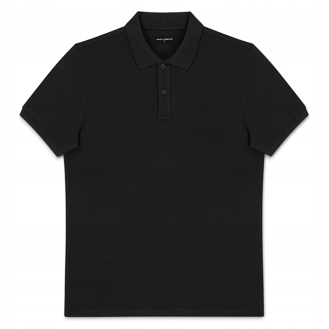 Černá pánská polokošile 100% bavlna Pako Lorente vel S