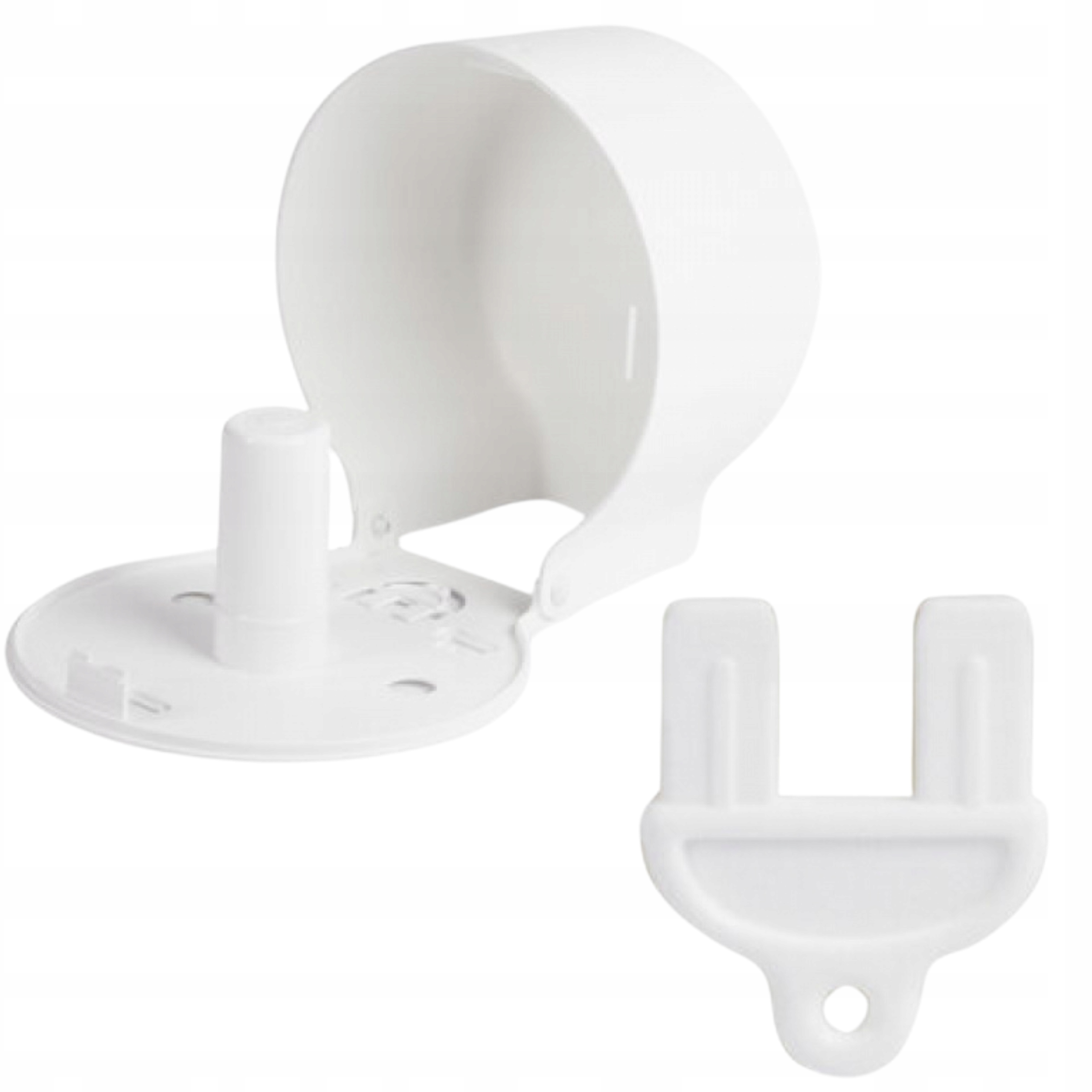 Pojemnik dozownik na papier toaletowy Jumbo biały HIGI24 Modern White Wysokość produktu 23 cm