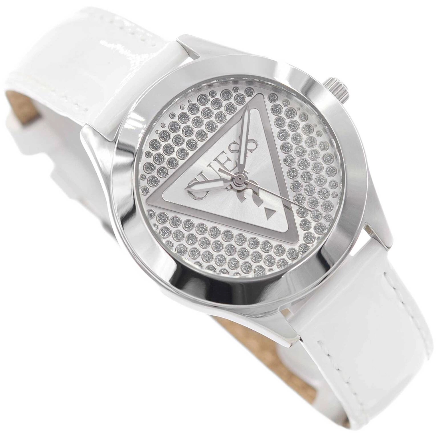 Dámské Hodinky Guess GW0745L3 Glitz Bílé Módní S Zirkony