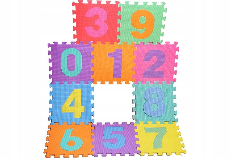 PUZZLE PIANKOWE CYFERKI 29X29CM MATA PIANKOWA Marka MalPlay