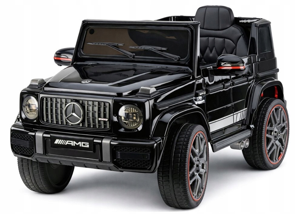 Auto Na Akumulator Dla Dziecka Mercedes Amg G63 Lakier 2X200W Eva Skóra Led