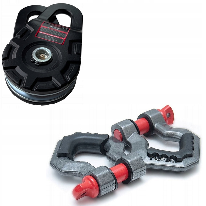 Dragon Winch x1 Svorka 10T 10000kg+x2 Sklo 7/8 6T navijaky 4x4 V Teréne