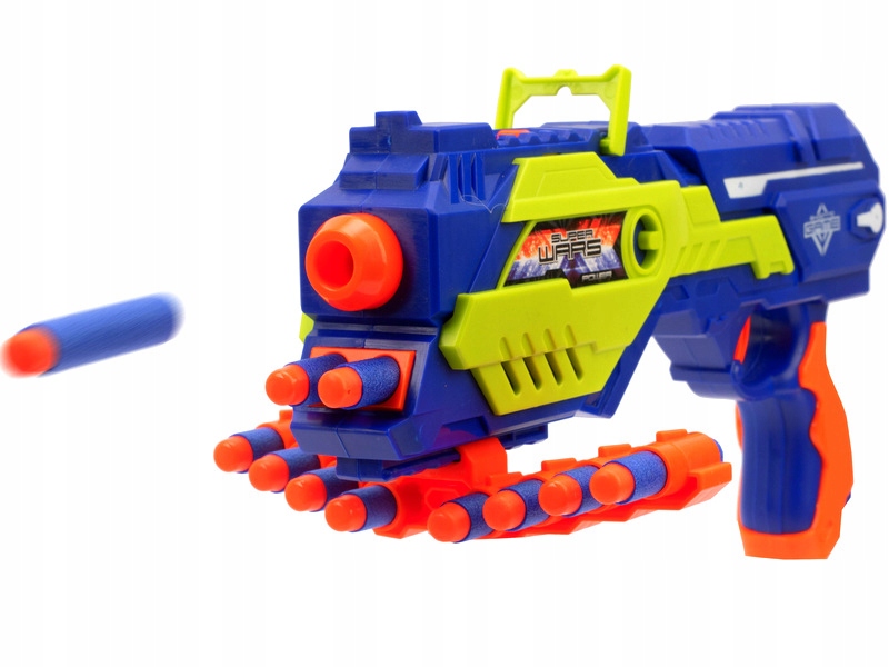 WYRZUTNIA KARABIN PISTOLET Automat NA STRZAŁKI PIANKOWE Marka QULKI