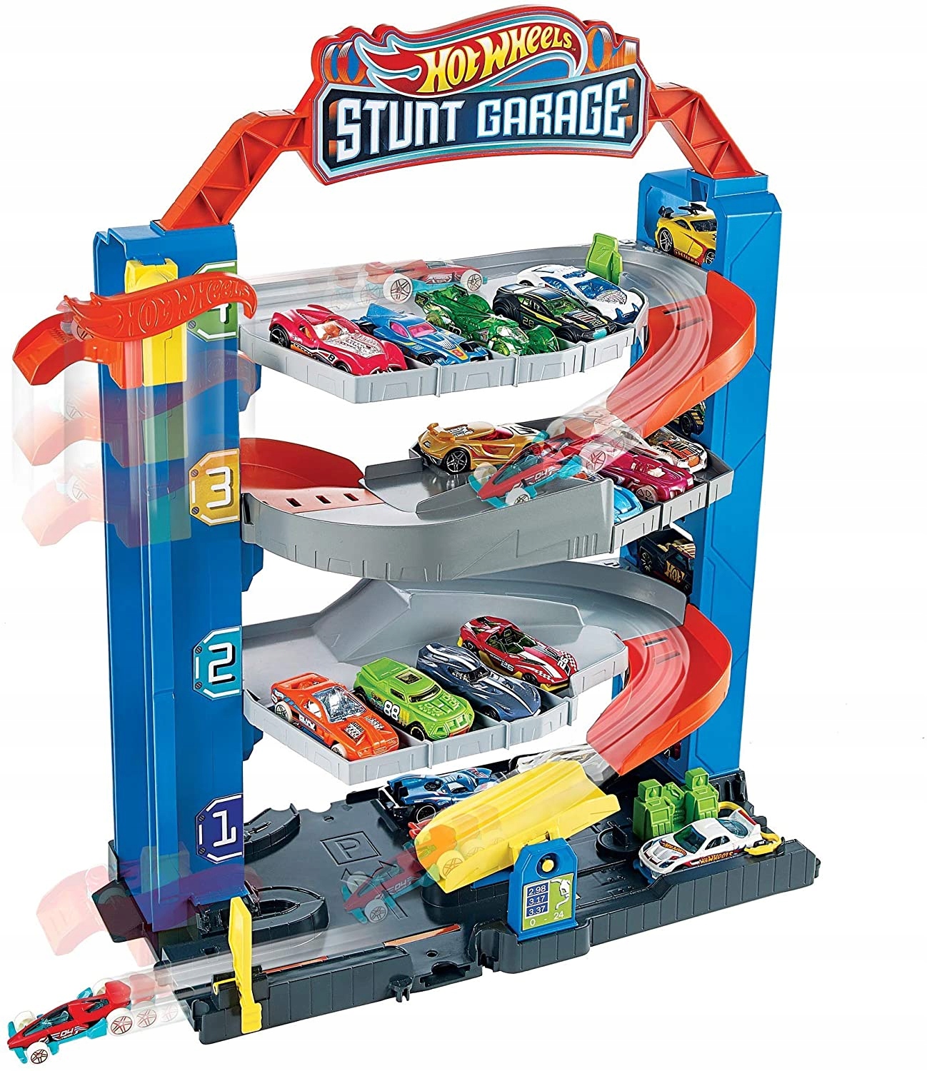 Garaż Stunt Garage Hot Wheels GNL70 + 5 AUT GRATIS !! Model Stunt Garage