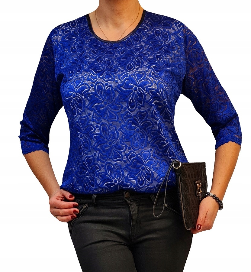 

Elegancka Bluzka Koronka 42 44 46 48 50 52 54 56