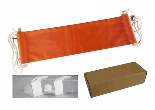 HAMAK POD BIURKO NA STOPY NOGI POMARAŃCZOWY