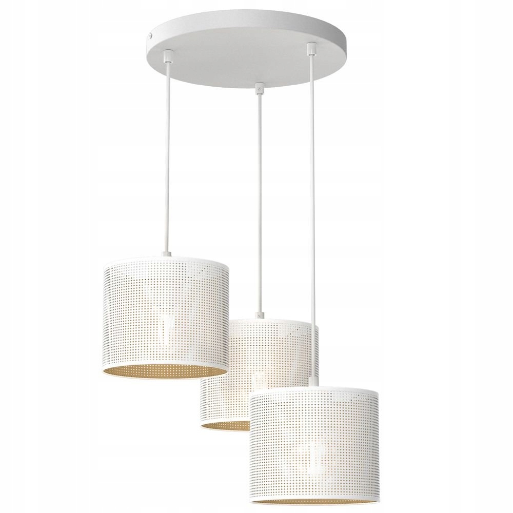 Trojitá závěsná prolamovaná lampa na kruhu Loft Shade 5268 Luminex