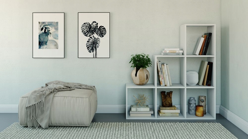 REGAŁ STEP RS-30 - BIEL Głębokość mebla 30 cm