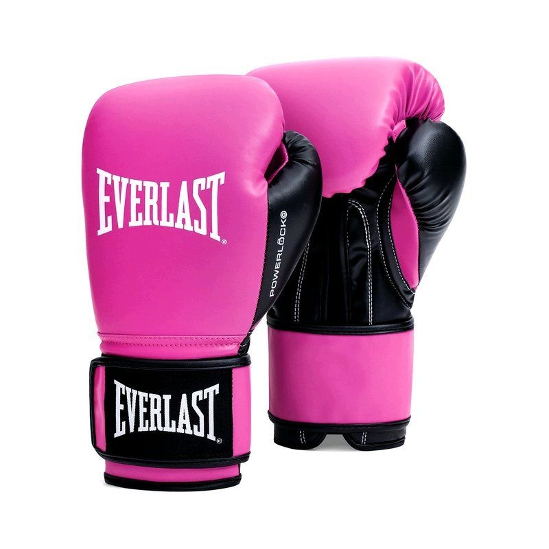 Rękawice Bokserskie Everlast Powerlock Pink/black 12oz.
