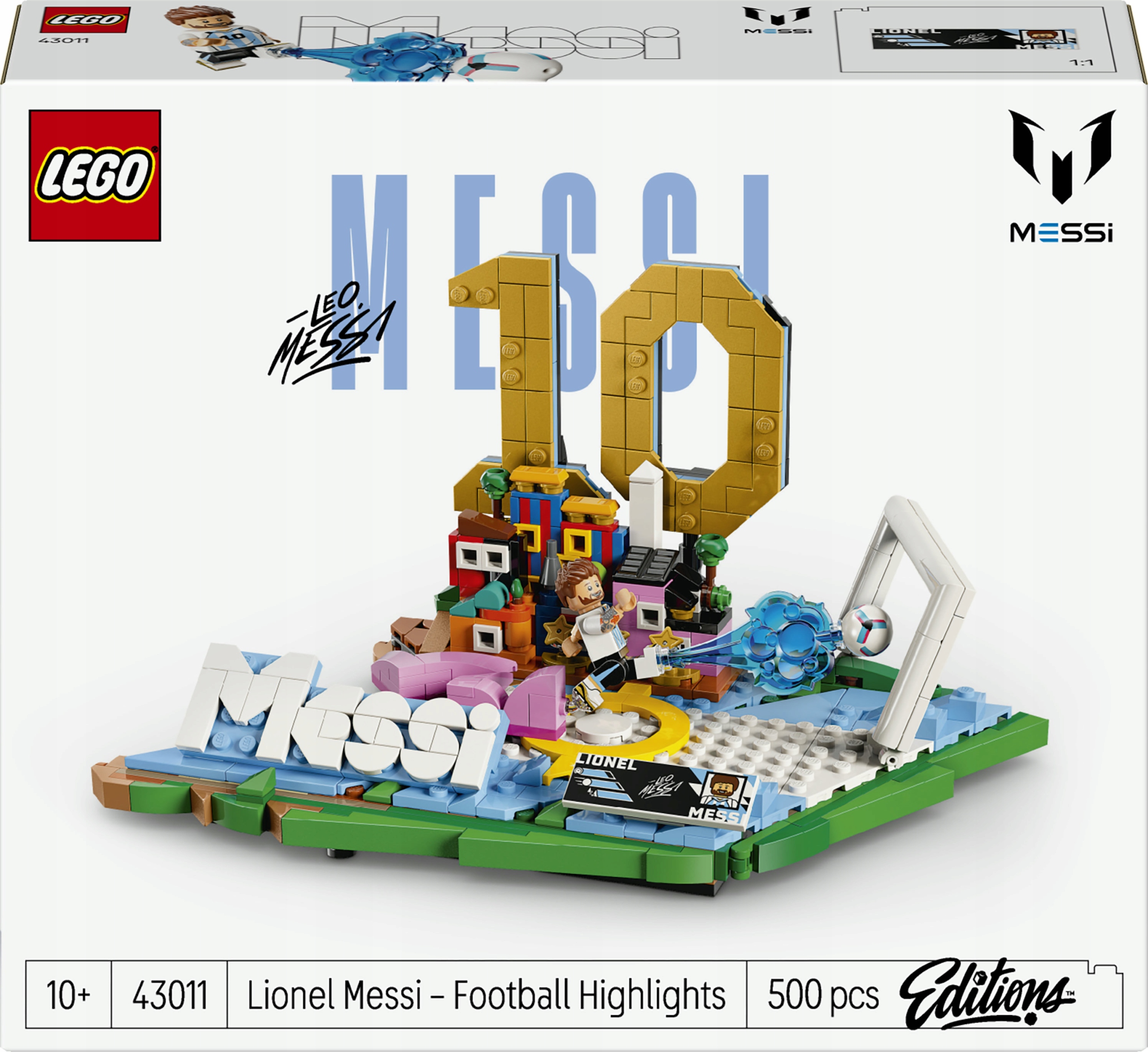 Lego Editions Lionel Messi piłkarskie momenty 43011