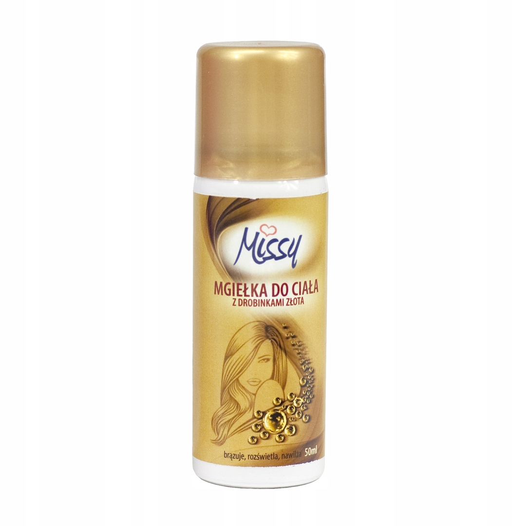 

Mgiełka do ciała Missy z drobinkami złota 50ml