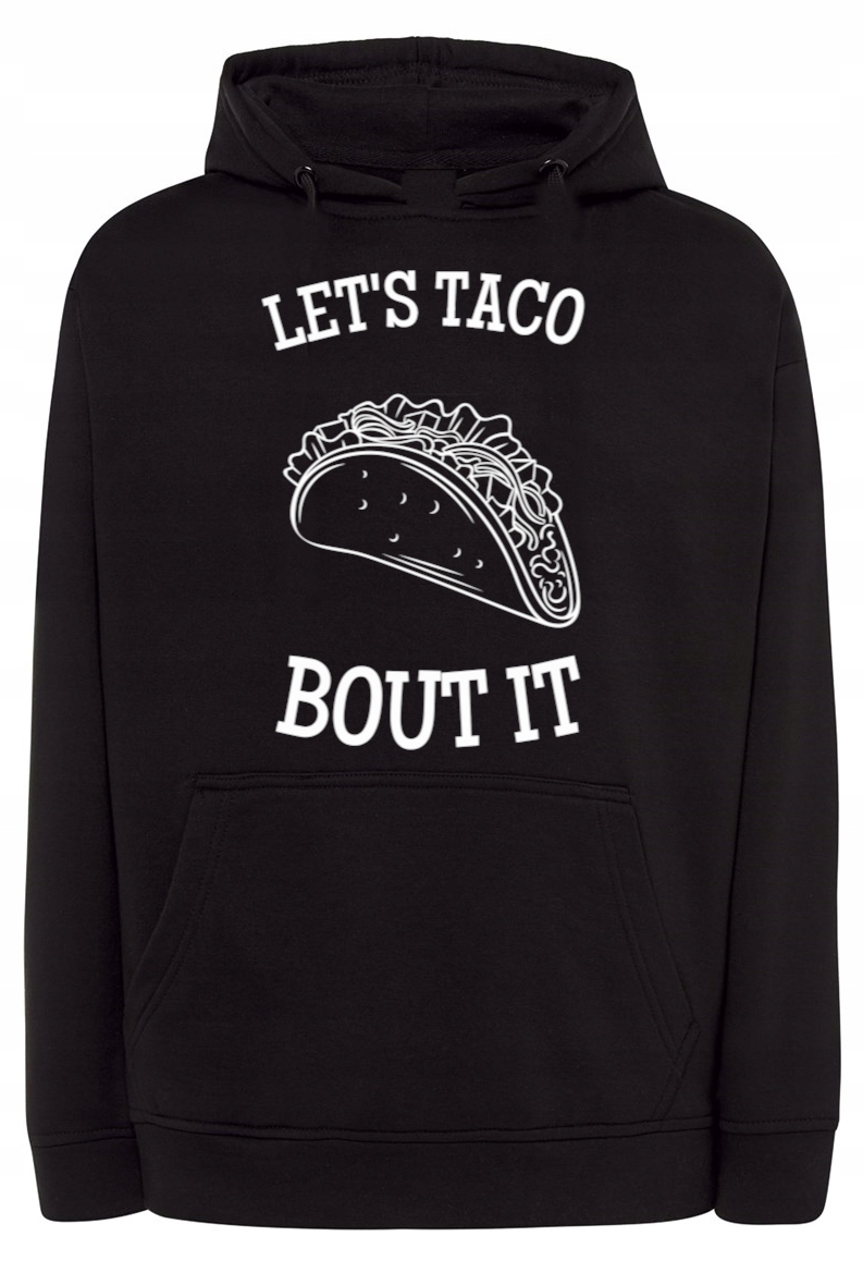 Pánská mikina s vtipným potiskem Lets Taco Bout It r.M