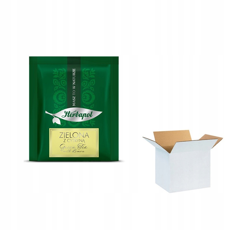 Čaj Herbapol Zelený s citronem 2 g x 1000 ks