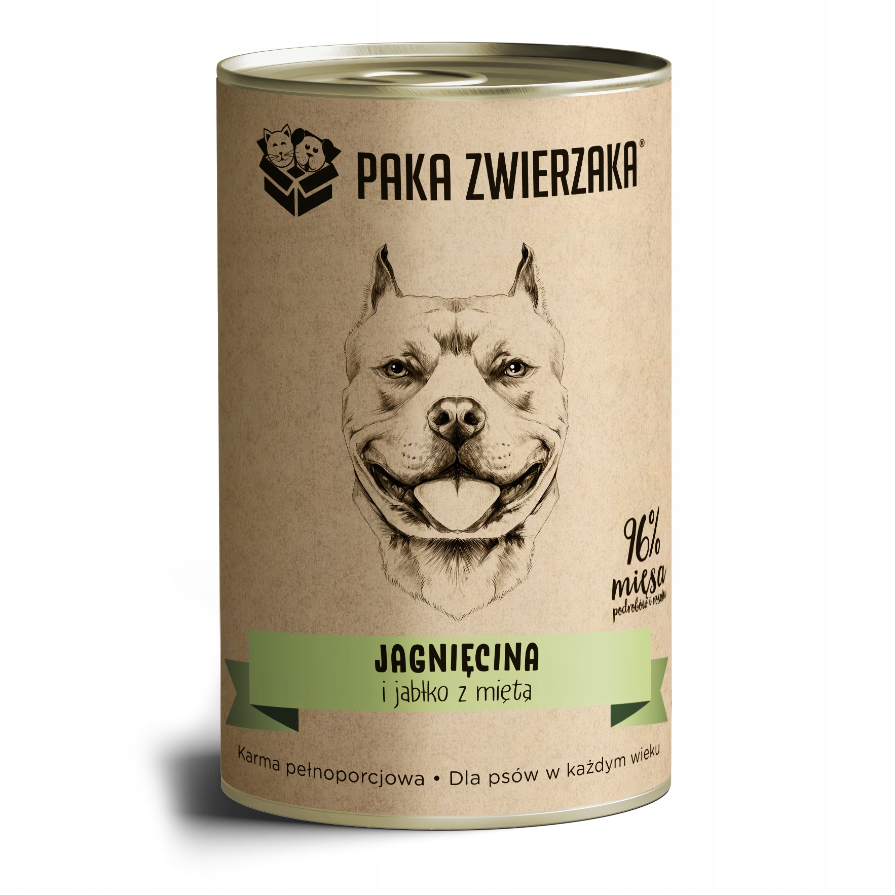 Zvířecí balení Jehněčí a jablko s mátou 6x400g