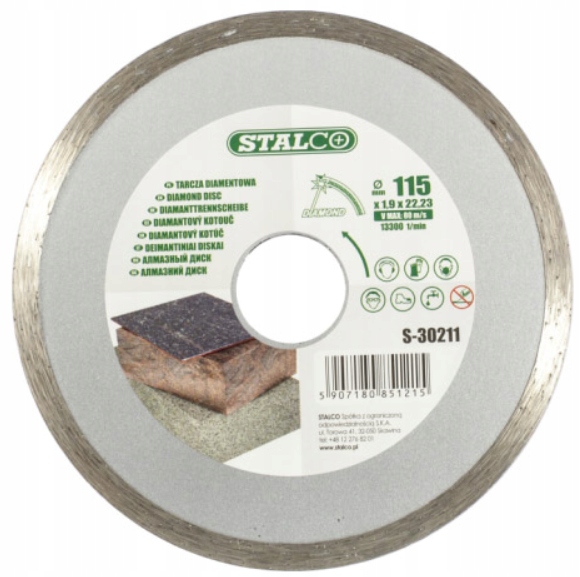 

Tarcza diamentowa pełna 230 mm