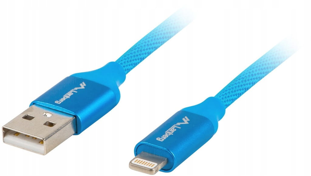 Kabel Premium Lightning - usb-a M/M 1.8m niebieski