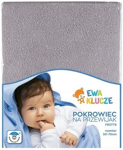 

Eevi Pokrowiec Na Przewijak Frotte 50x70 C.szary